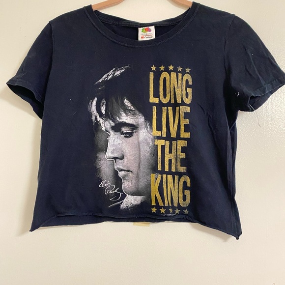 Elvis Black Graphic Tee. Size Small. - Picture 1 of 3